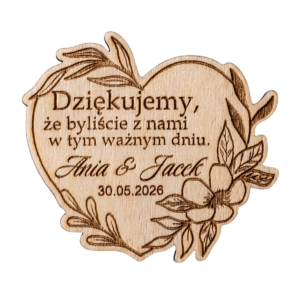 Magnes podziękowanie dla gości